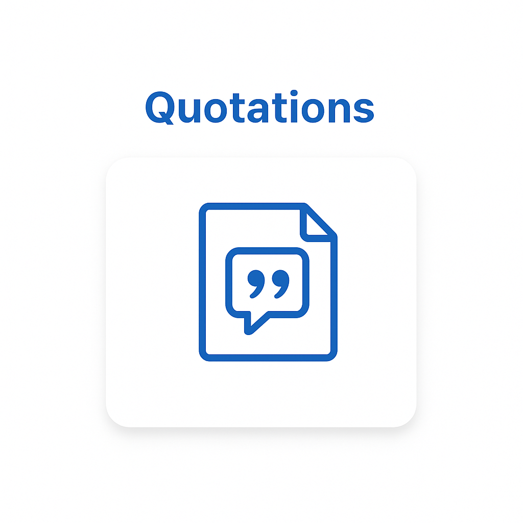 Quotation